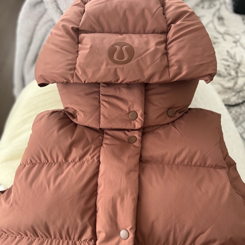 Lululemon Wunder Puff Super Cropped Vest - Roasted Brown Size 2